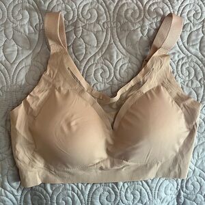 Elegant Beige Wireless Bra